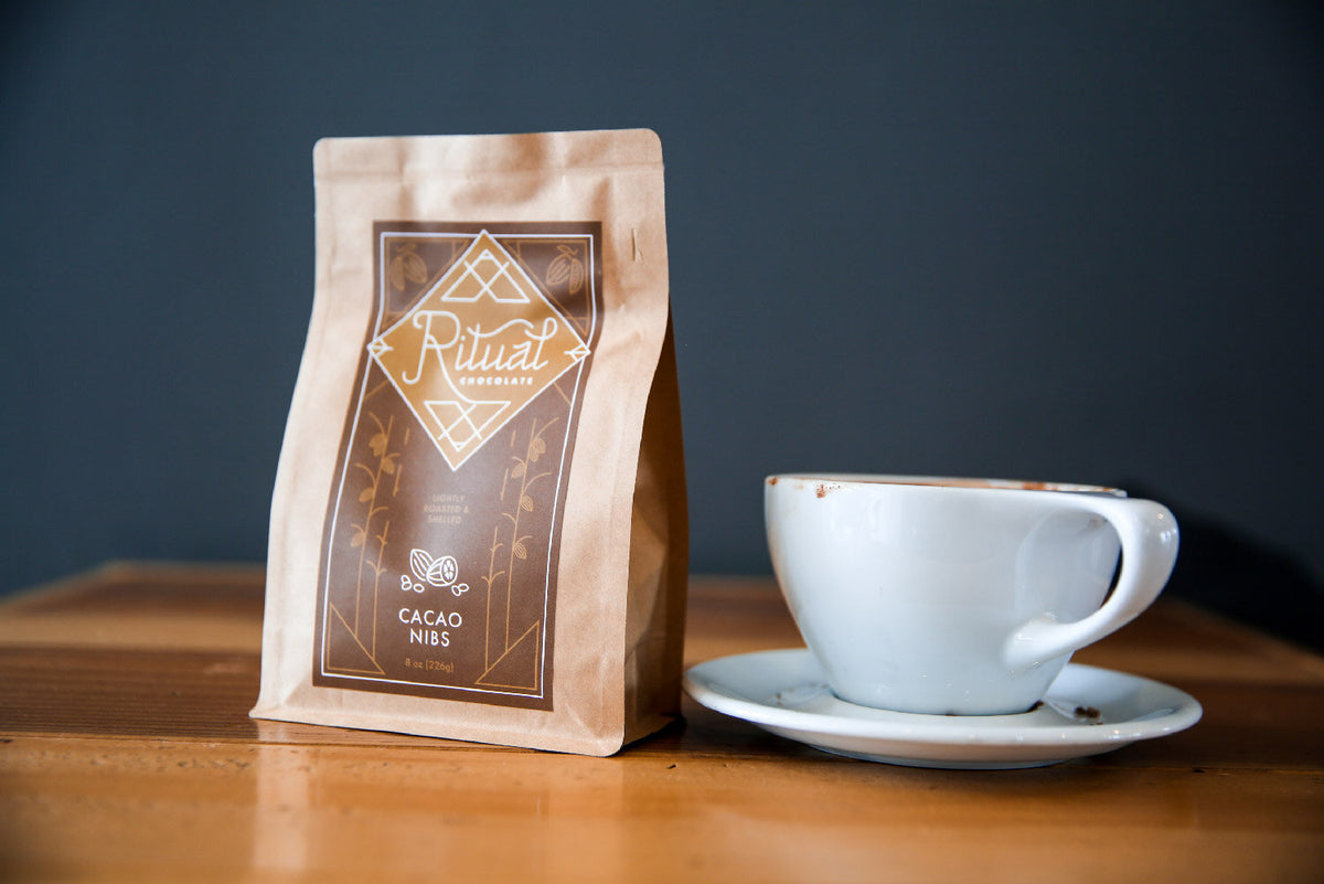 Ritual Recipes: Peppermint & Cacao Nib Tea Latte